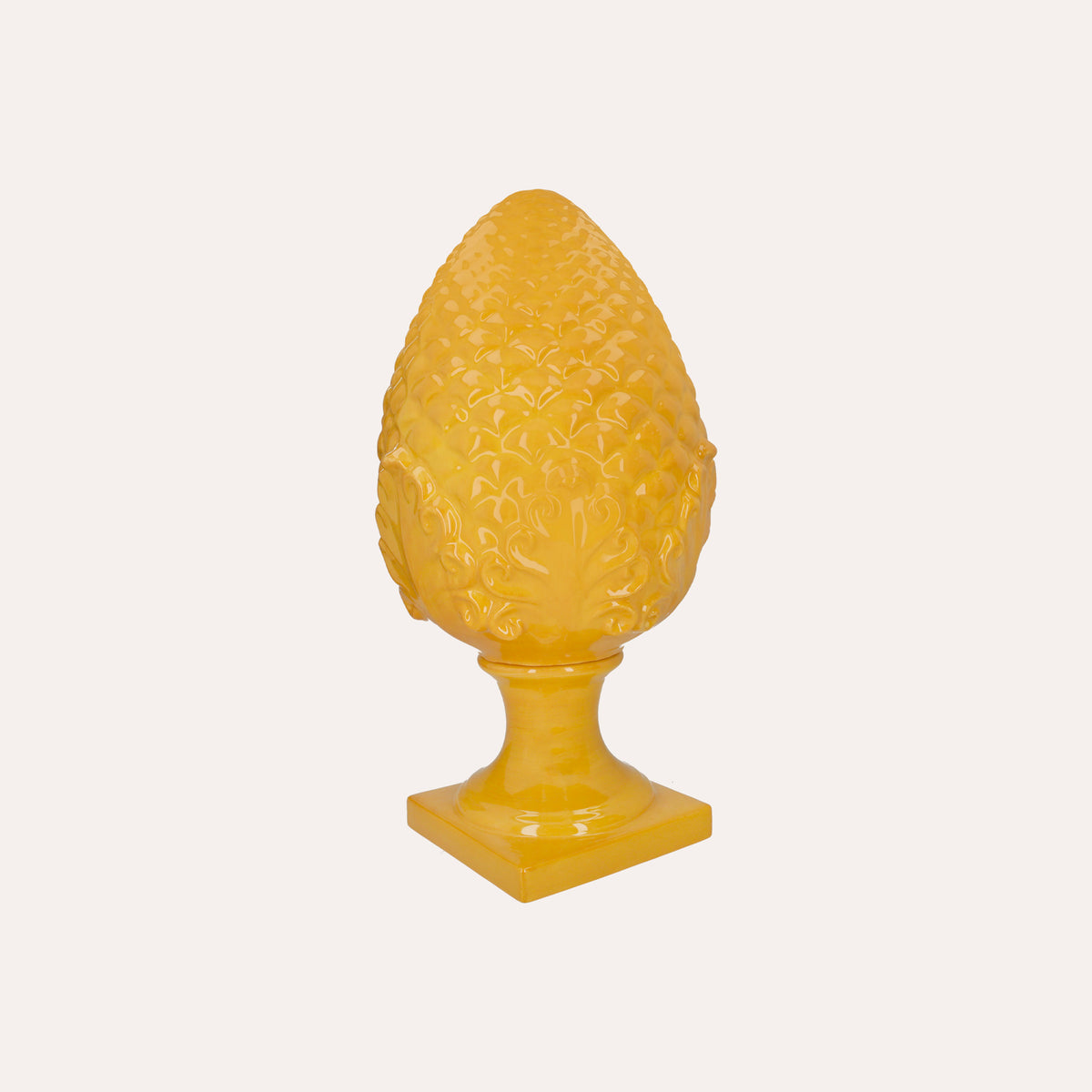 Pigna in Ceramica di Bassano Gialla – H 50 cm