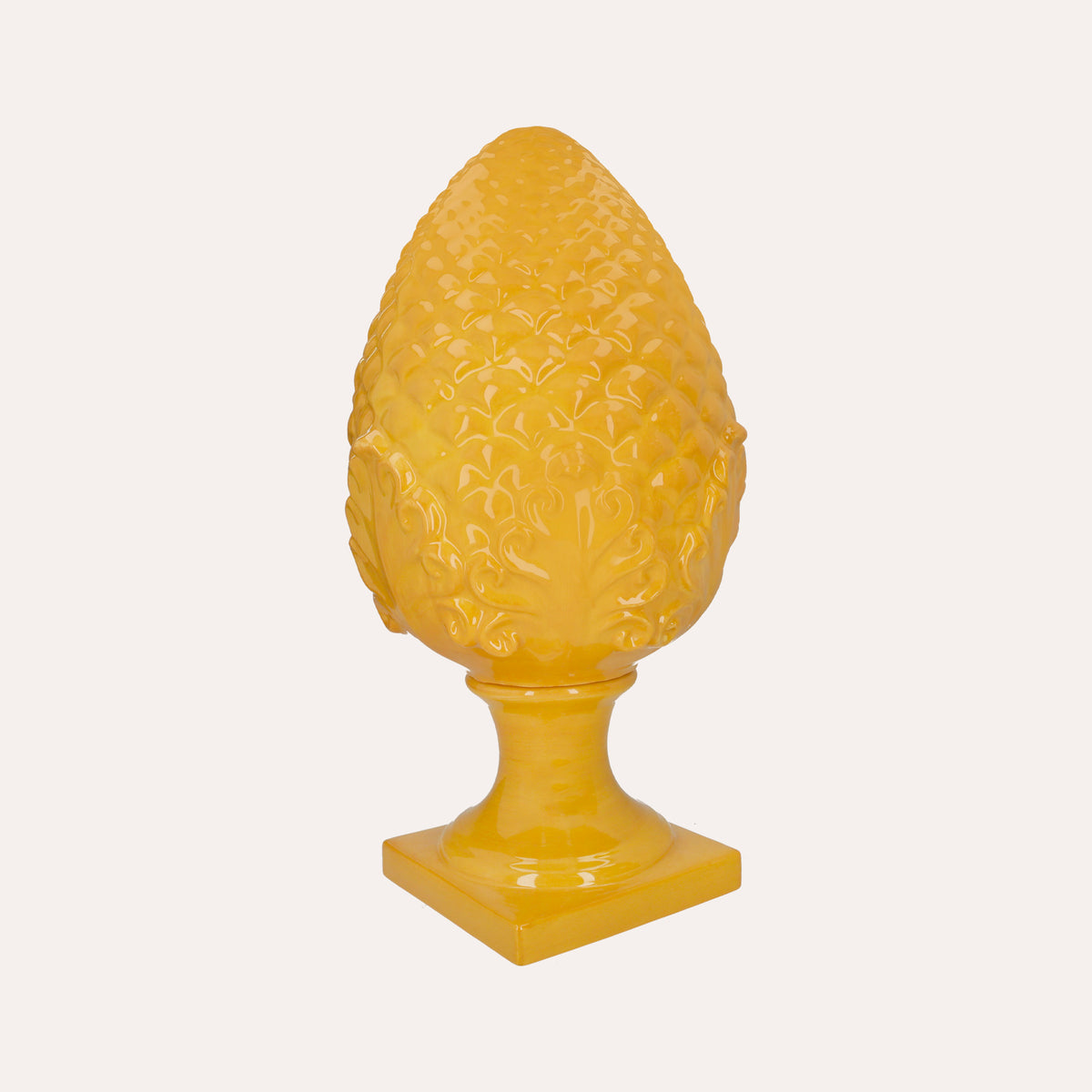 Pigna in Ceramica di Bassano Gialla – H 60 cm