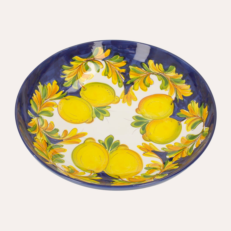 Insalatiera Grande con motivo decorativo Limoni - Made in Italy