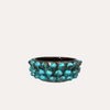 Bol décoratif Pomme de Pin en Terre Cuite Turquoise H.10x23 cm