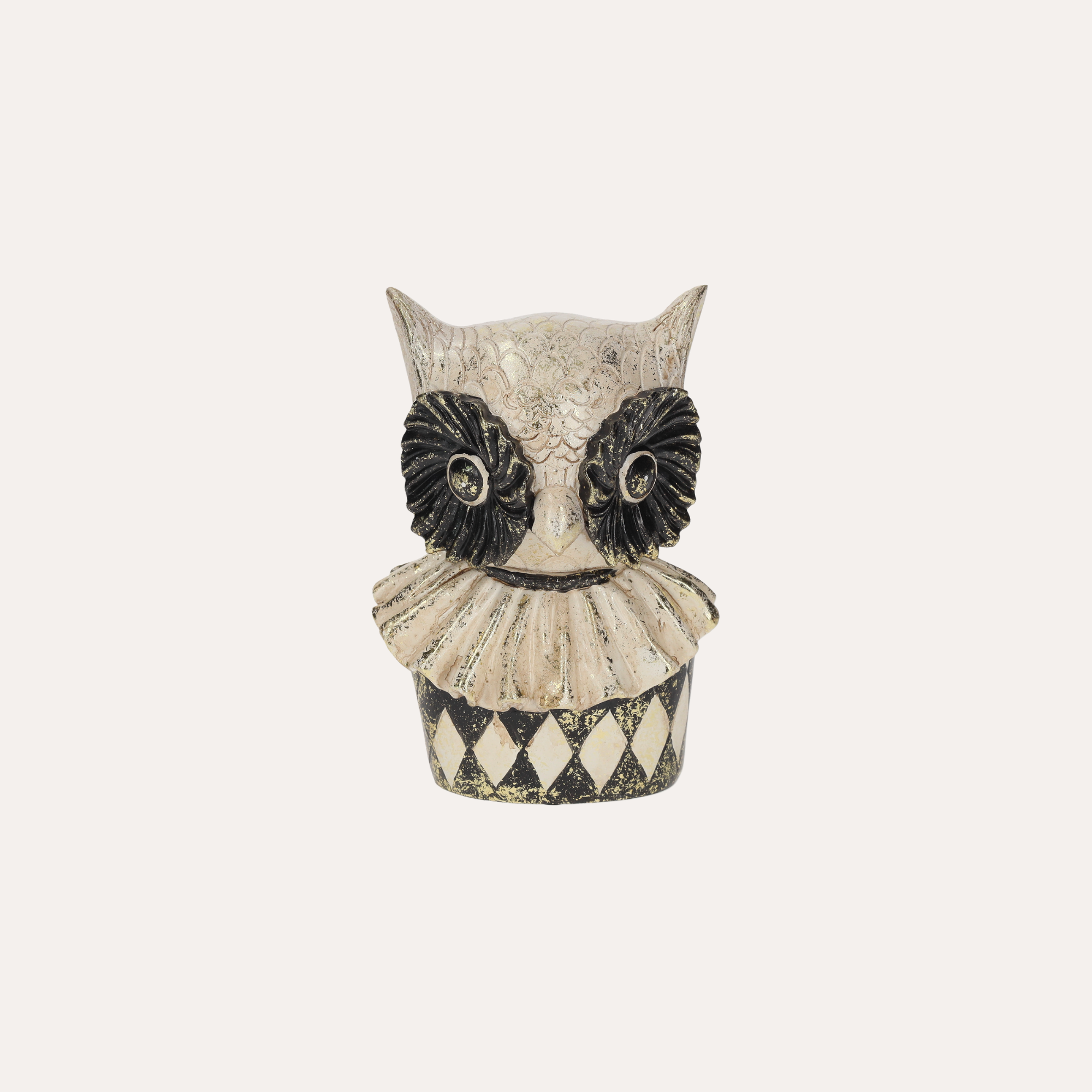 Decorative Resin Owl Bust H20x25 cm