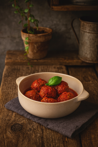 Pirofila Tonda In Ceramica Avorio, 27 Cm, Per Forno E Lavastoviglie