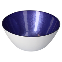 Set Di Bowl In Vetro Blu/azzurro, Eleganti Per Insalate E Centrotavola