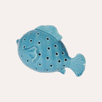 Elegante Statuina Pesce Palla con LED