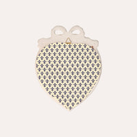 Cornice Cuore con Specchio Bianca in Pasta di Legno