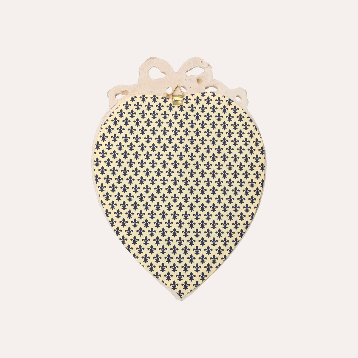 Cornice Cuore con Specchio Bianca