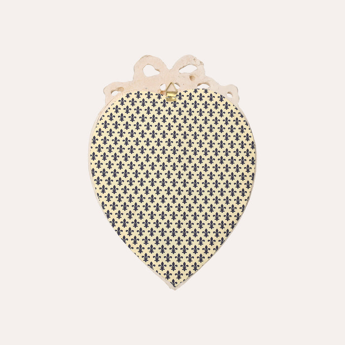 Cornice Cuore con Specchio Bianca