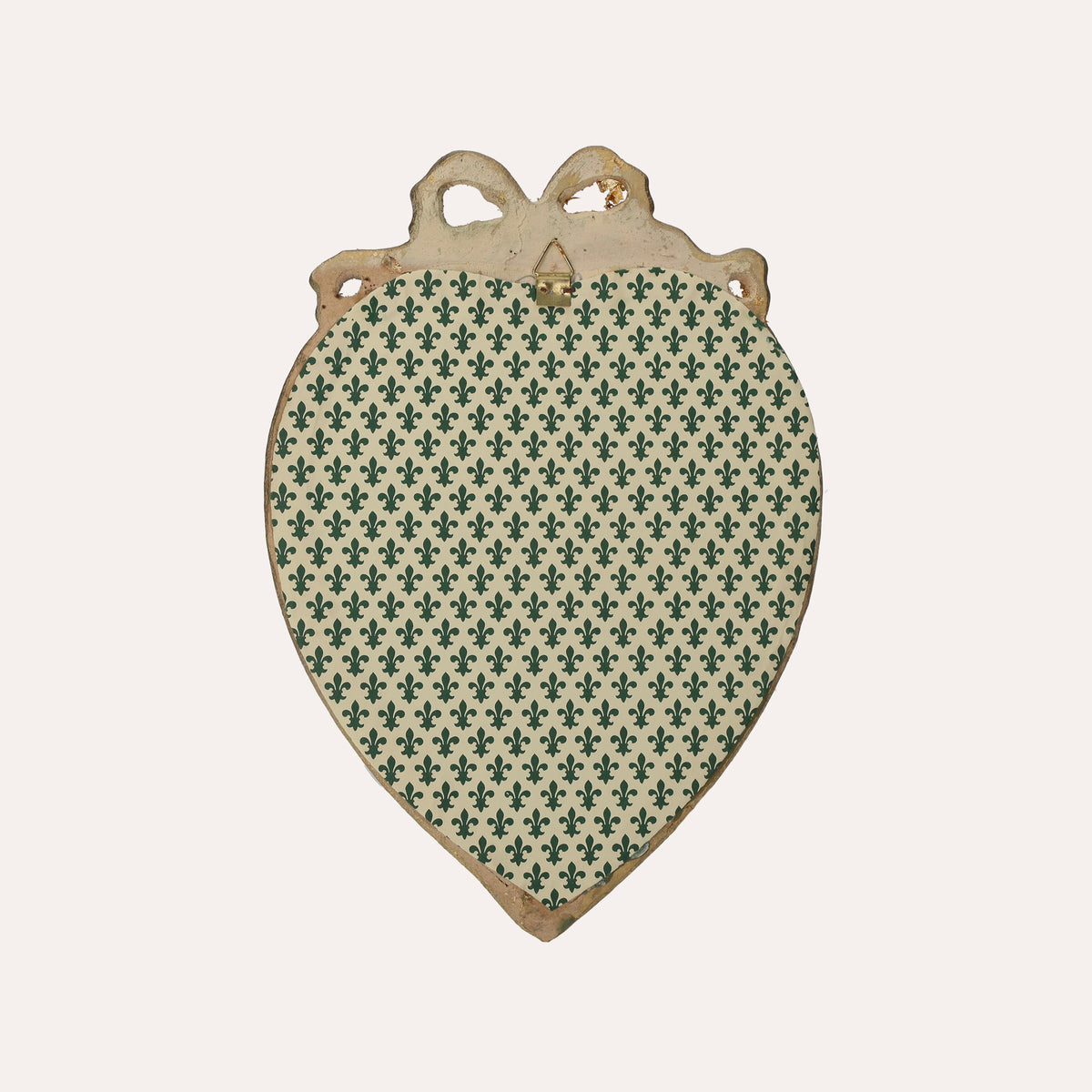 Cornice Cuore con Specchio Dorato