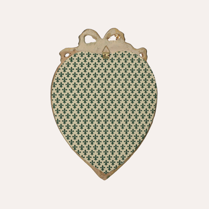 Cornice Cuore con Specchio Dorato