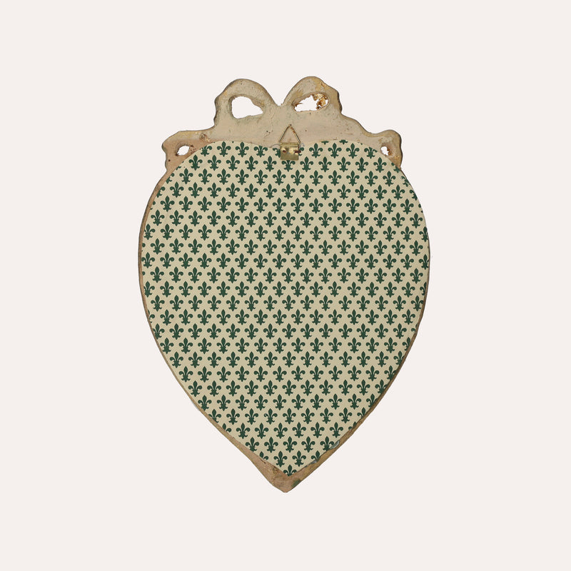 Cornice Cuore con Specchio Dorato