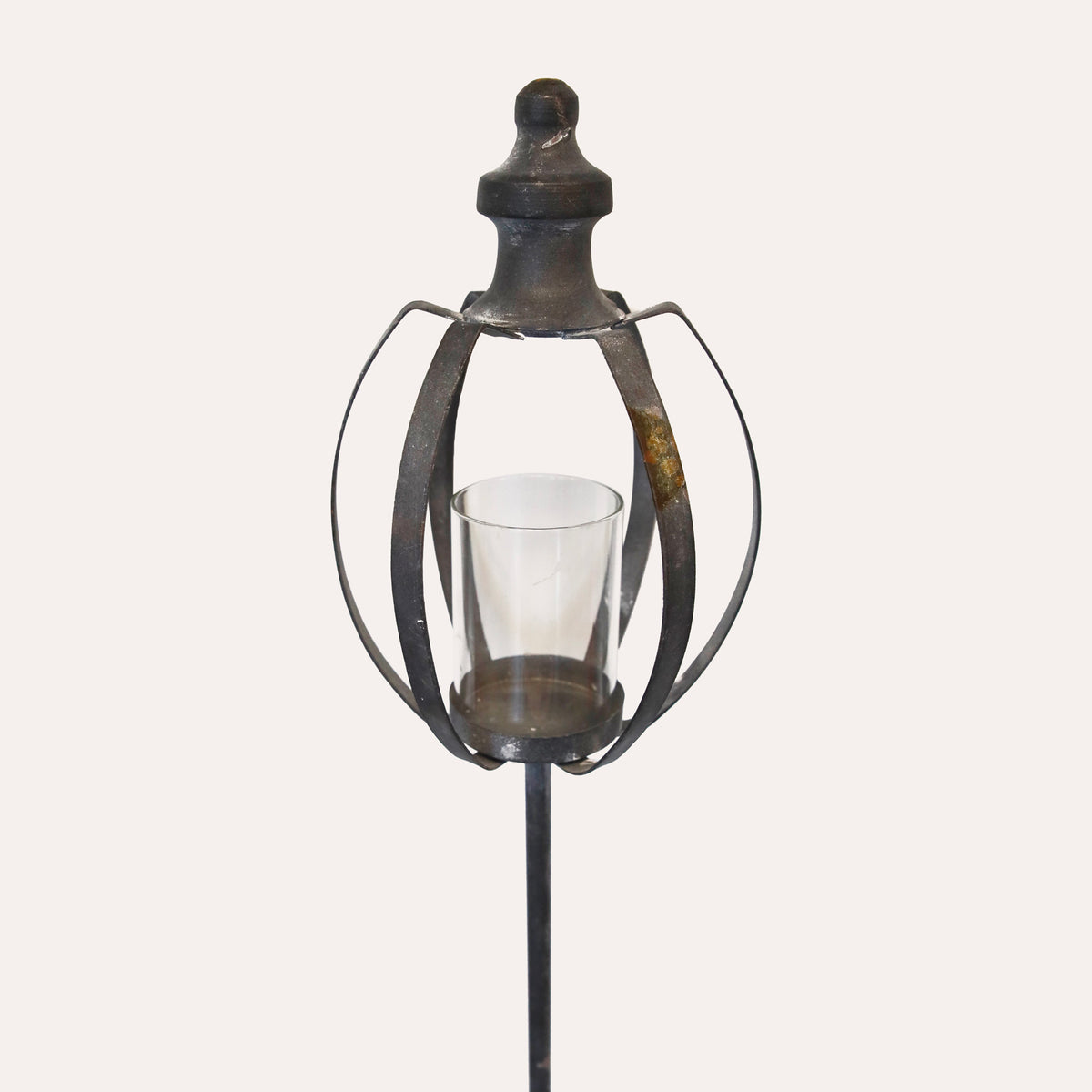 Piantone Decorativo con Portacandele per Esterno, Altezza cm 123