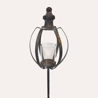 Piantone Decorativo con Portacandele per Esterno, Altezza cm 123