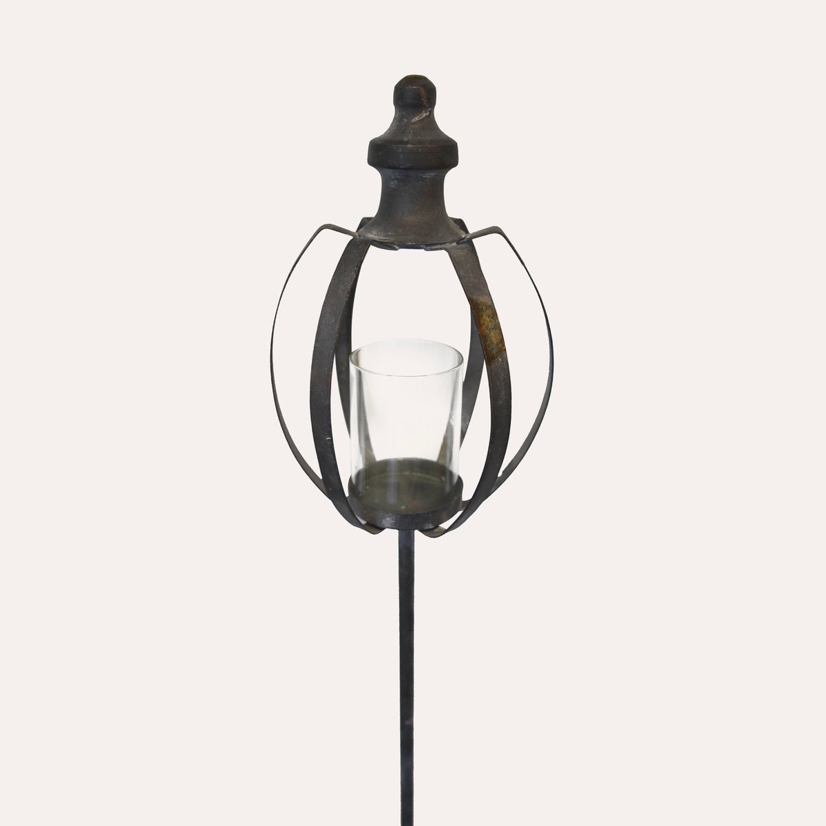 Piantone Decorativo con Portacandele per Esterno, Altezza cm 123