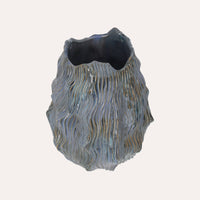 Vaso in Ceramica Turchese Decorativo - Made in Italy