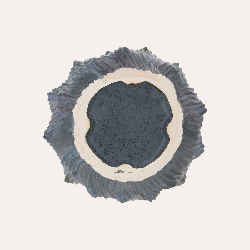 Vaso in Ceramica Turchese Decorativo - Made in Italy