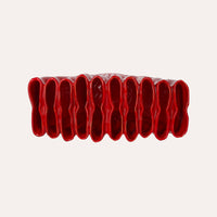 Vaso in Ceramica Rossa con Coralli