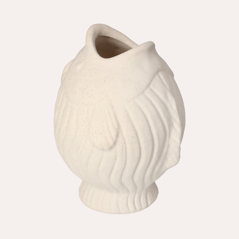 Vaso Decorativo in Ceramica a Forma di Pesce