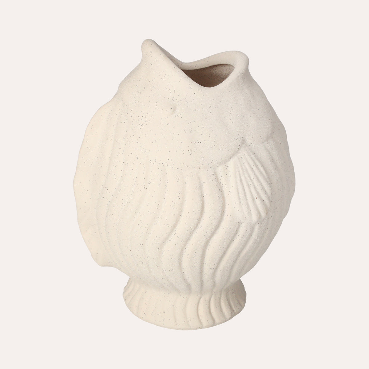 Vaso Decorativo in Ceramica a Forma di Pesce