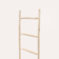 Scaletta Decorativa in Legno Naturale – Arredo Versatile H 150 x 45 cm