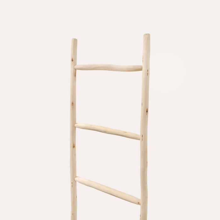 Scaletta Decorativa in Legno Naturale – Arredo Versatile H 150 x 45 cm