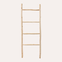 Scaletta Decorativa in Legno Naturale – Arredo Versatile H 150 x 45 cm