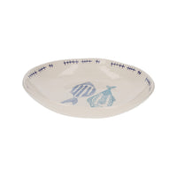 Insalatiera in Ceramica con Decorazioni di Pesci
