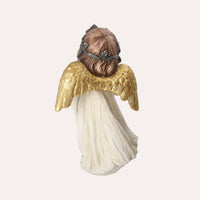 Angelo Portacandele in Resina – Decorazione Natalizia per Interni ed Esterni