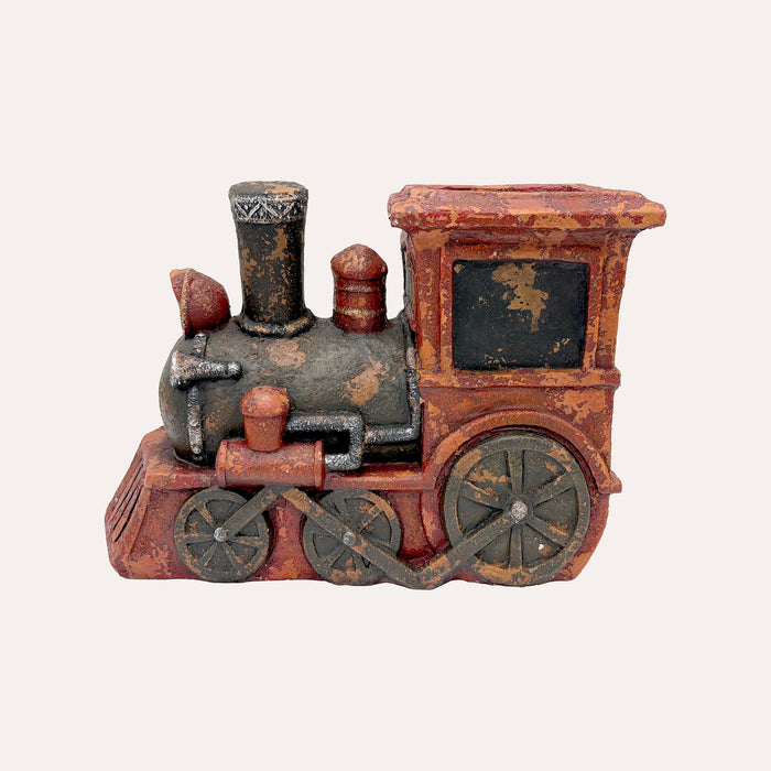 Trenino Rosso in Resina – Decorazione Natalizia
