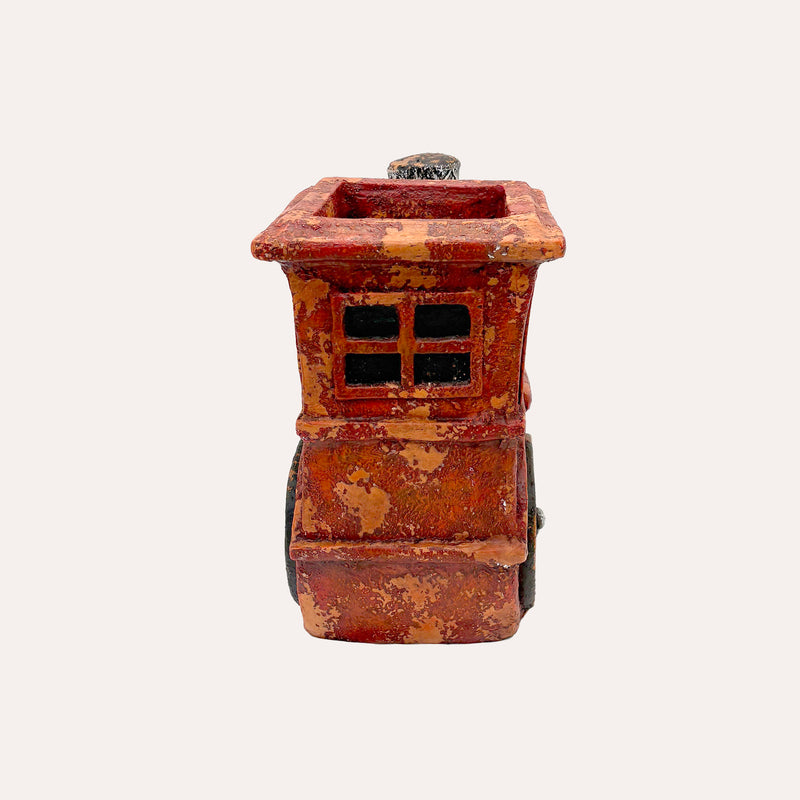 Trenino Rosso in Resina – Decorazione Natalizia