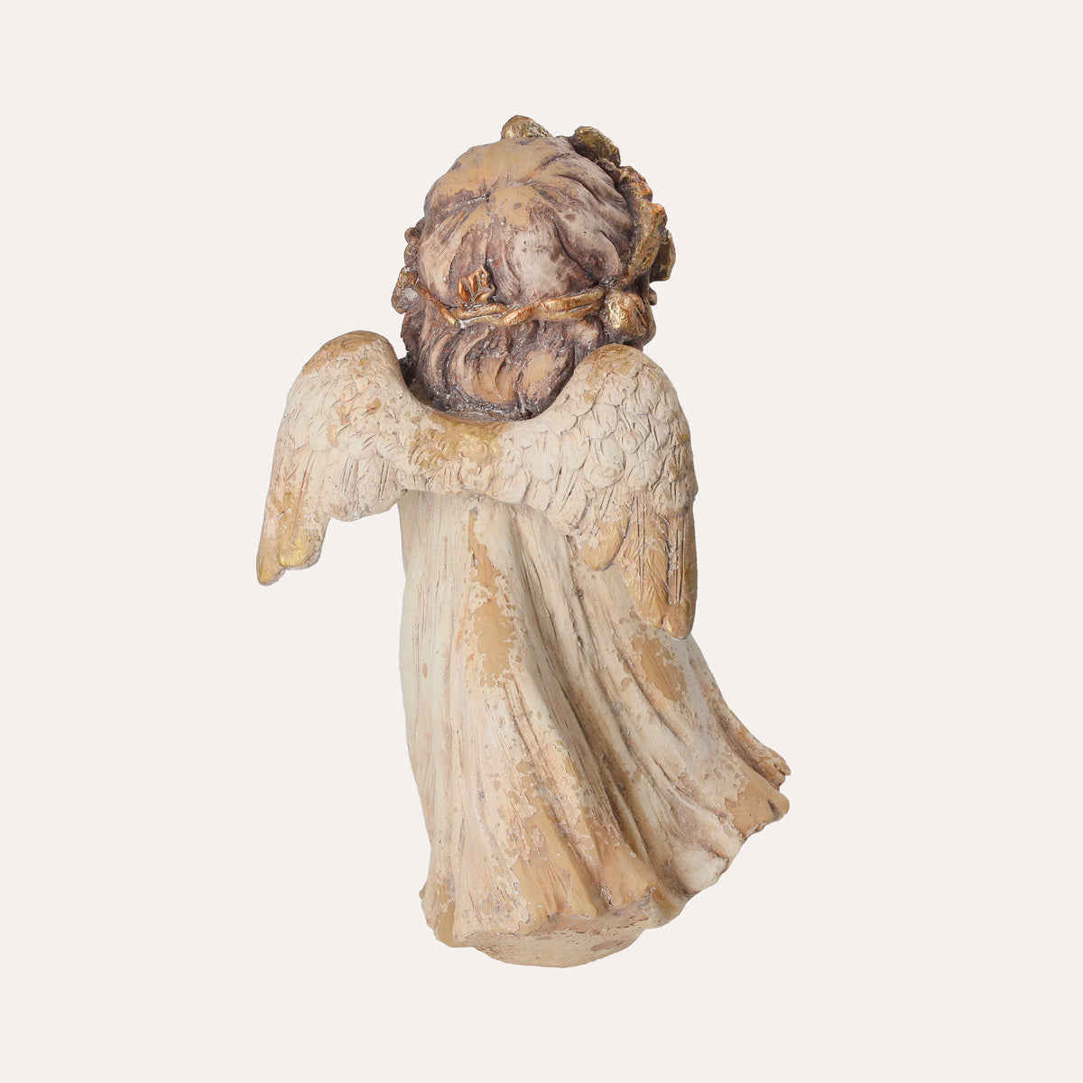 Fanciulla con portacandela in Resina – Figurina Natalizia