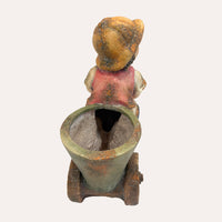 Bimbo con Bici in Resina – Decorazione Natalizia