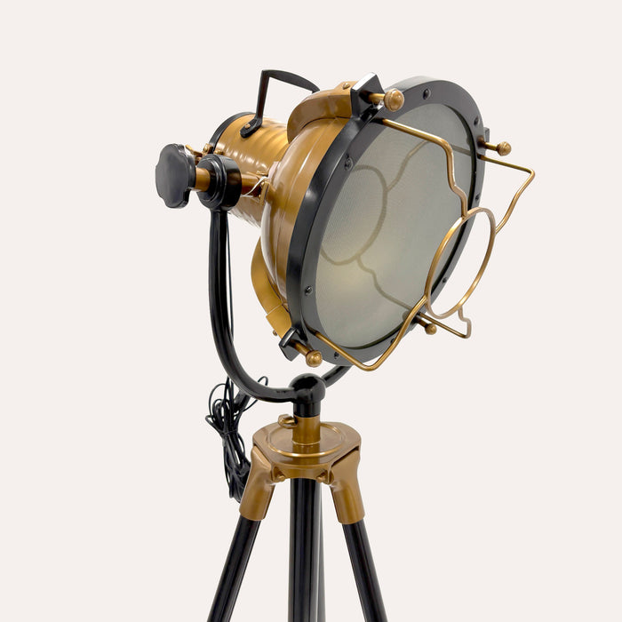 Lampada da Terra Stile Proiettore – Design Industriale H 158 x 60 cm