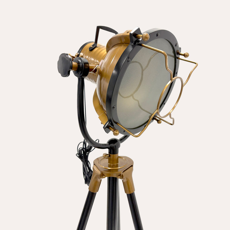 Lampada da Terra Stile Proiettore – Design Industriale H 158 x 60 cm