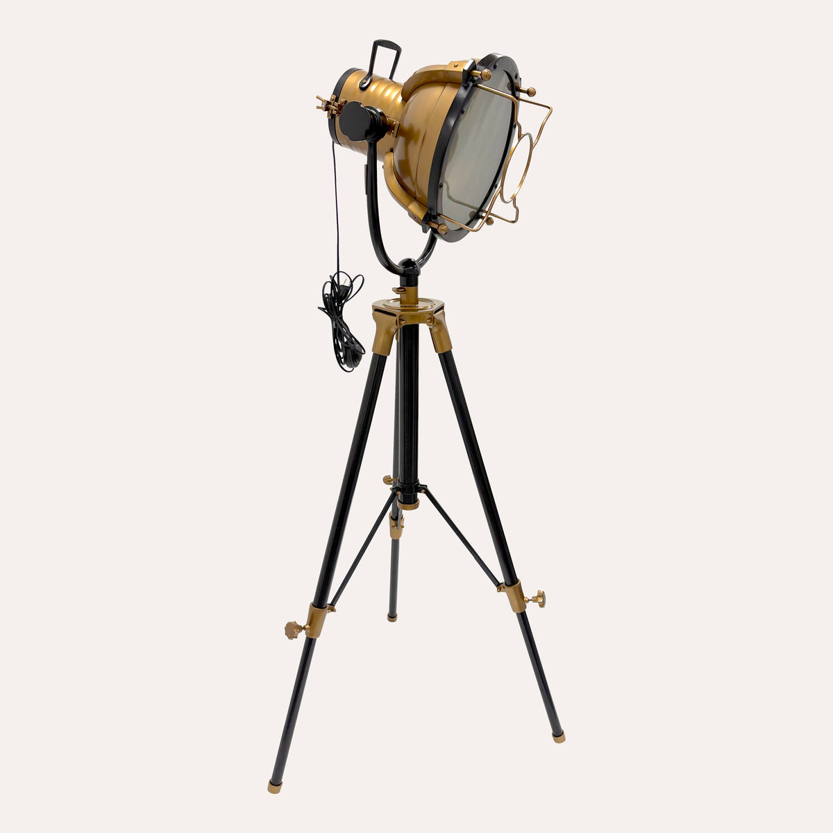 Lampada da Terra Stile Proiettore – Design Industriale H 158 x 60 cm