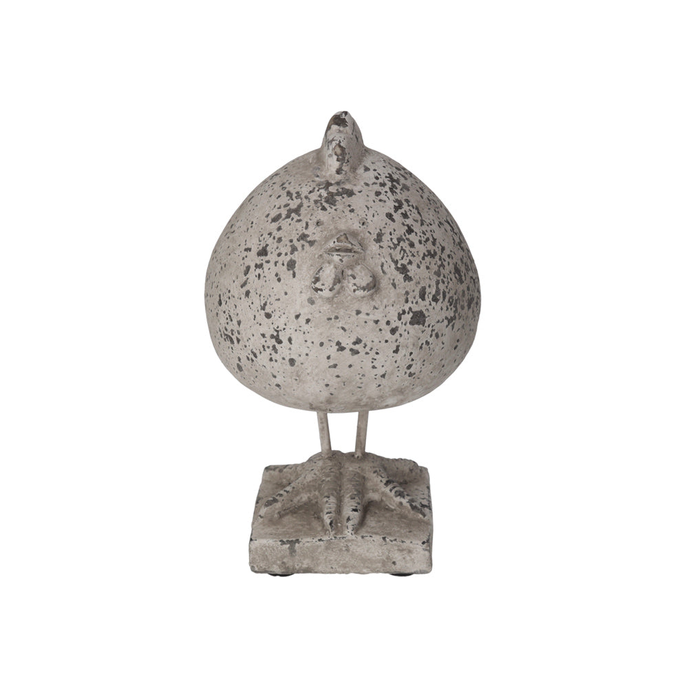 Statuetta Polletto in Pietra Stile Shabby, Misura Piccola