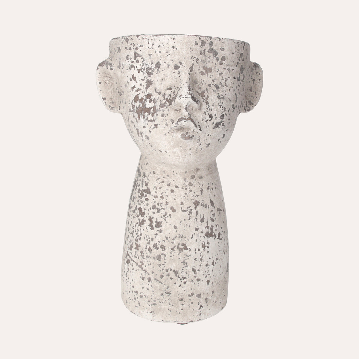 Vaso Testa in Resina Resistente per Piante e Fiori