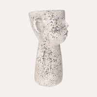 Vaso Testa in Resina Resistente per Piante e Fiori