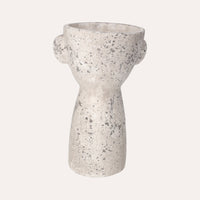 Vaso Testa in Resina Resistente per Piante e Fiori