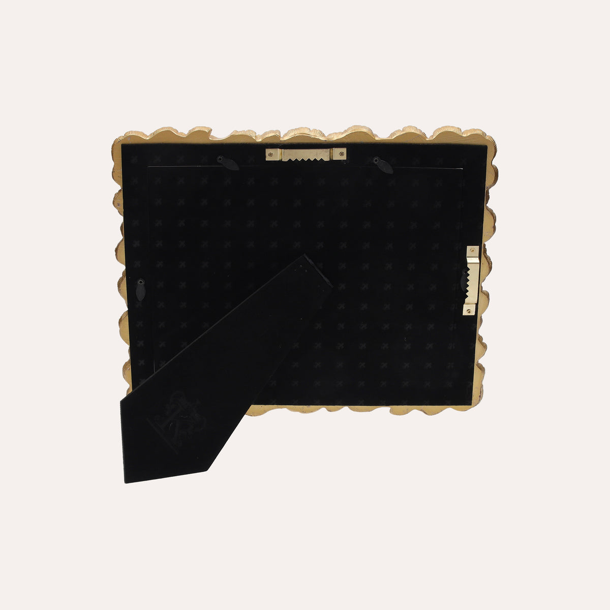 Porta Foto Cornice Decorativa in Resina con Motivo Papiri Finitura Oro (19x25 cm), Cornice Elegante per Fotografie