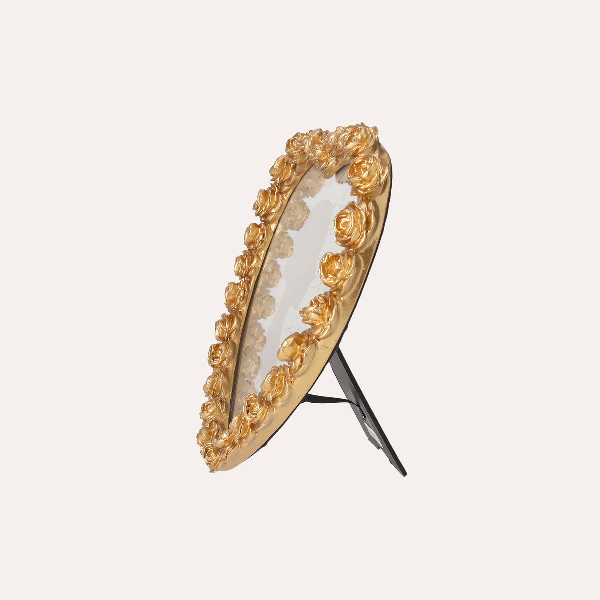 Heart-Shaped Photo Frame in Gold Finish (23x24cm)