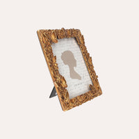 Porta Foto Cornice Decorativa con Motivo Farfalle Dorate (17x24cm)