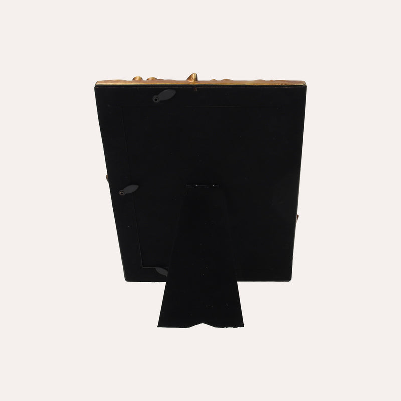 Porta Foto Cornice Decorativa con Motivo Farfalle Dorate (17x24cm)