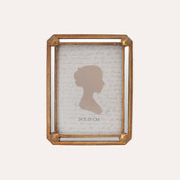 Porta Foto Cornice Decorativa con Motivo Conchiglie Dorate (16x25cm)