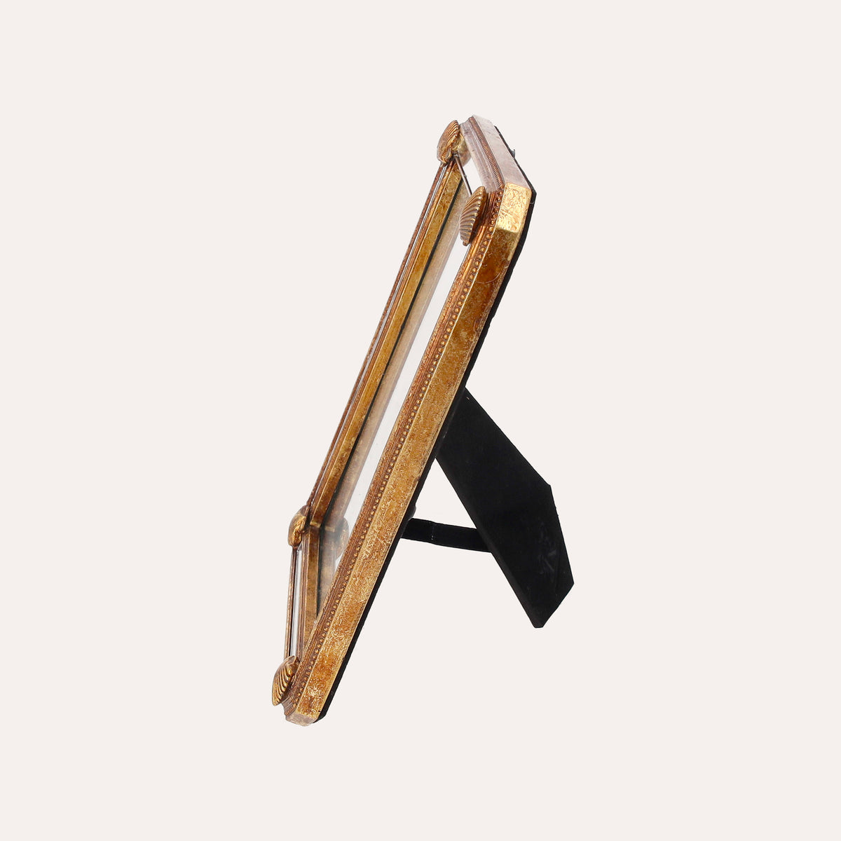 Porta Foto Cornice Decorativa con Motivo Conchiglie Dorate (16x25cm)