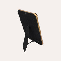 Porta Foto Grande Cornice Decorativa con Conchiglie Dorate (21x16cm)