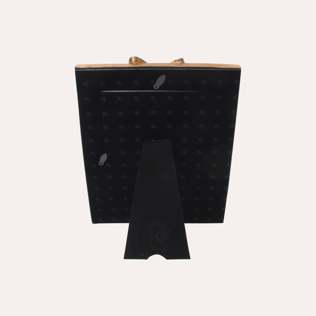 Porta Foto Grande Cornice Decorativa con Fiocco Dorato (24x19cm)