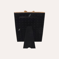 Porta Foto Grande Cornice Decorativa con Fiocco Dorato (24x19cm)