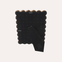 Porta Foto Cornice Piccola con Motivo Sfere Dorate (21x16cm)