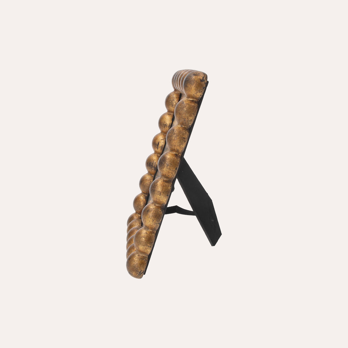 Porta Foto Cornice Piccola con Motivo Sfere Dorate (21x16cm)