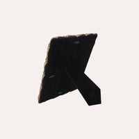 Porta Foto Cornice Piccola con Motivo Petali Dorati (21x16cm)